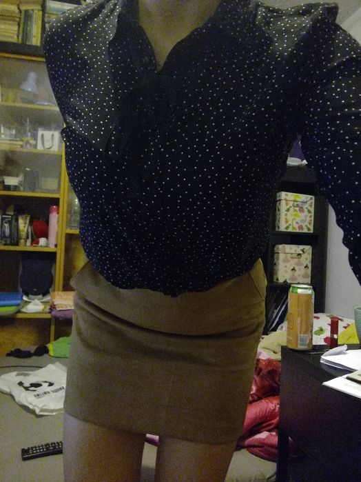 Spódnica brązowa Pull&Bear rozmiar M