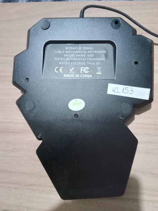 Міні-одноручна Механічна Ігрова Клавіатура K50 з Підсвічуванням RGB