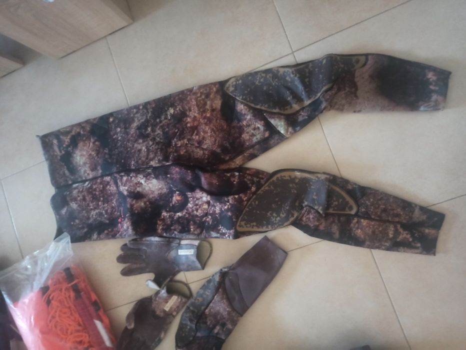 Mergulho, Caça submarina, Pesca, Trolley, Fato, Boia, Pesos, Cinto