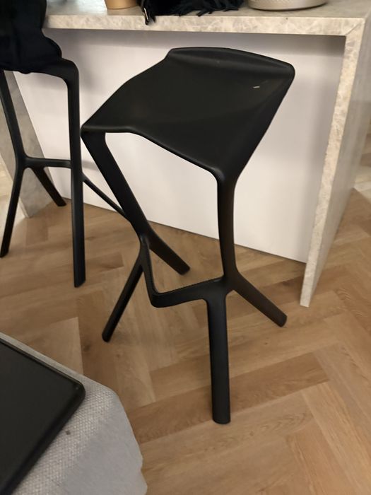 Hoker czarny stylowy 2szt.