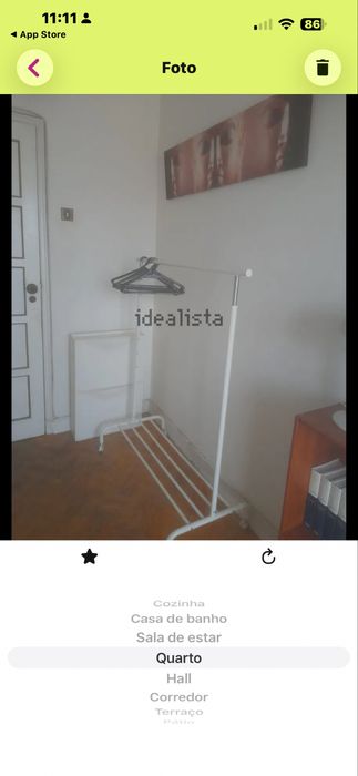Quarto amadora , com varanda e muito sol