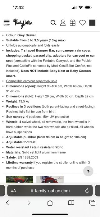 Carrinho Quinny Buzz xtra grey