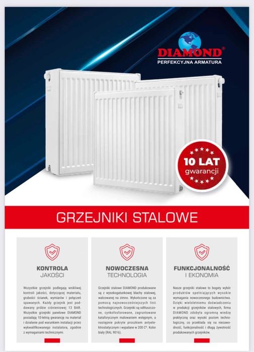 grzejnik grzejniki panelowe zasilanie dolne V33 V 33