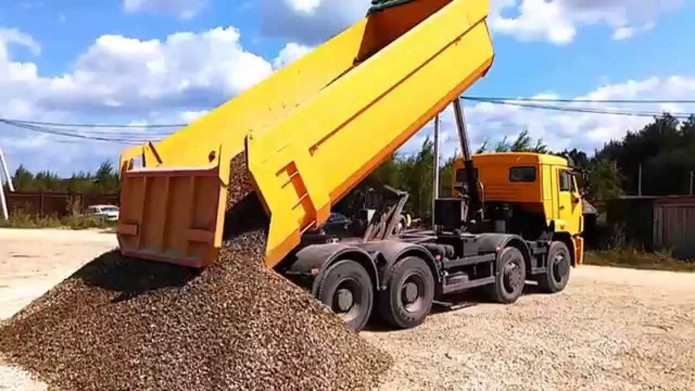 Шлак, песок, щебень, отсев, граншлак, вывоз мусора, бутовый камень