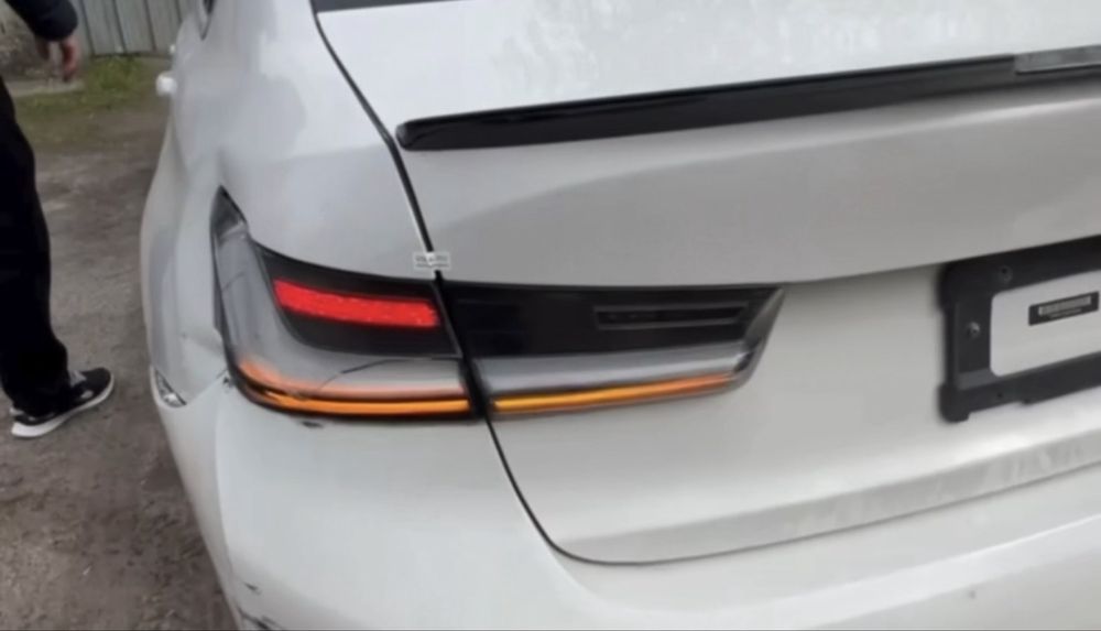 Белые фары на bmw g20