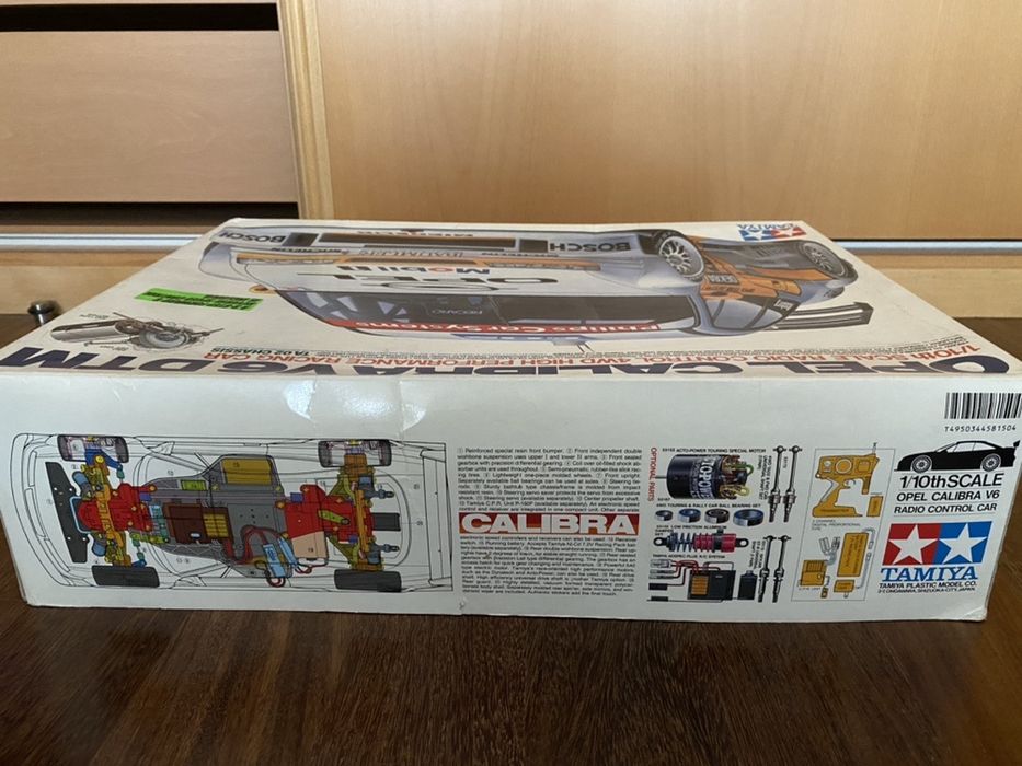 Opel Calibra V6 DTM 1/10 R/C 4 AWD carro corrida