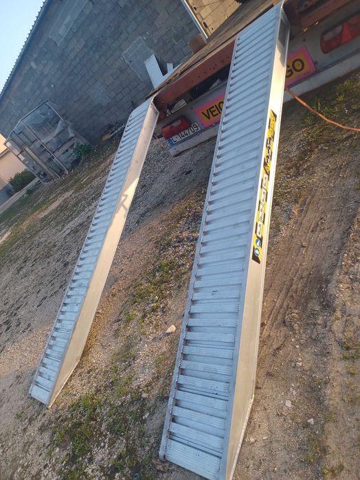 Rampas de alumínio de várias toneladas