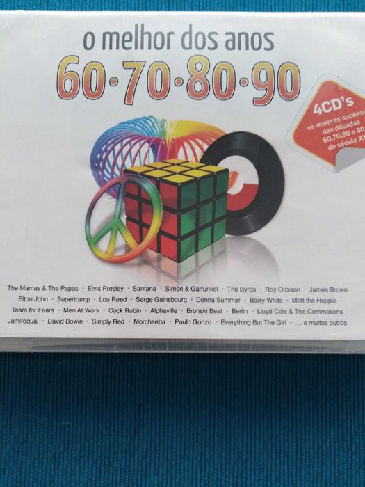 Pack of 4 CDs "The Best of the 1960s, 1970s, 1980s, and 1990s (New)",