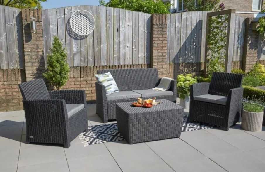 Садовые кресла стол сундук комплект мебели сада дачная мебель диван