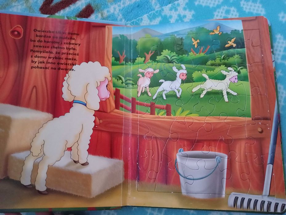 2 książki z puzzlami