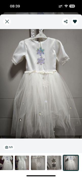 Сукня плаття сніжинки
