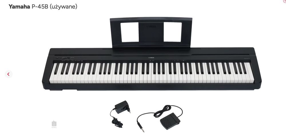 PIANINO YAMAHA P-45 + stojak X