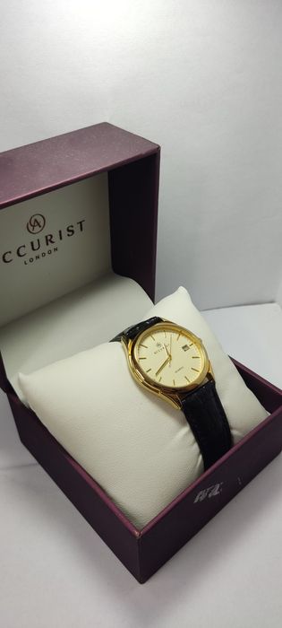 *57*Accurist Classic 7103.01 pozlacany