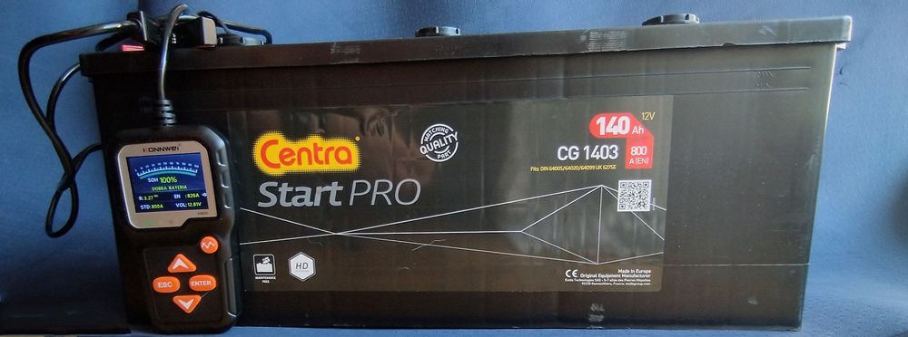 Akumulator 140 Ah 800A Centra start PRO