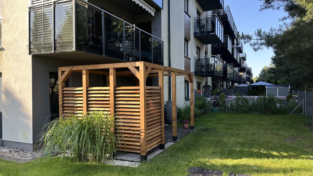 Zadaszenie tarasu, wiaty, pergole, domki ogrodowe