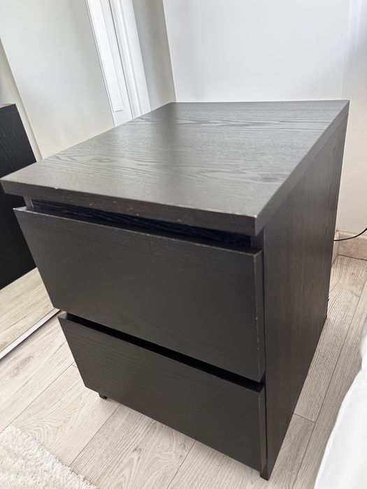 Cama Ikea Malm preta