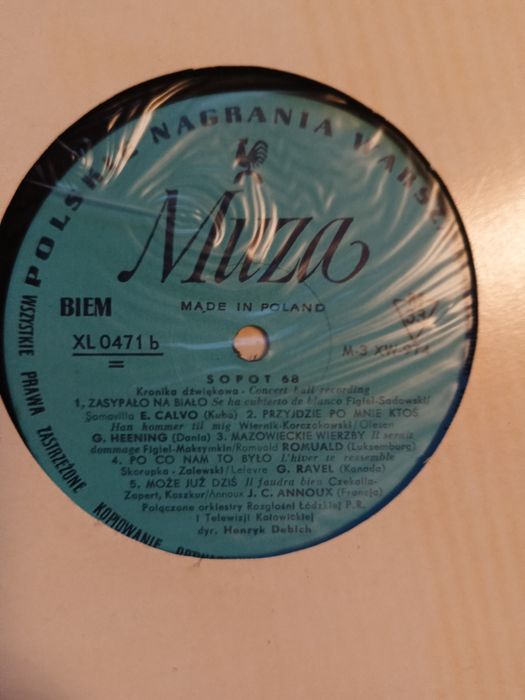 Sopot 68 Song festiwal winyl