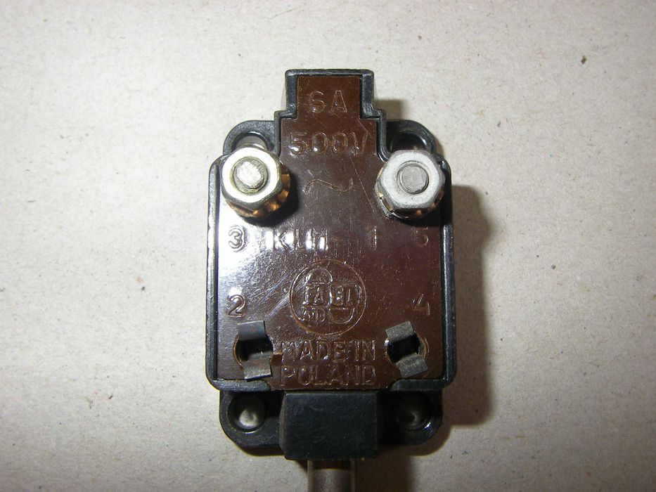 Wyłącznik krańcowy KLM1 6A 500V FAREL, bakelit