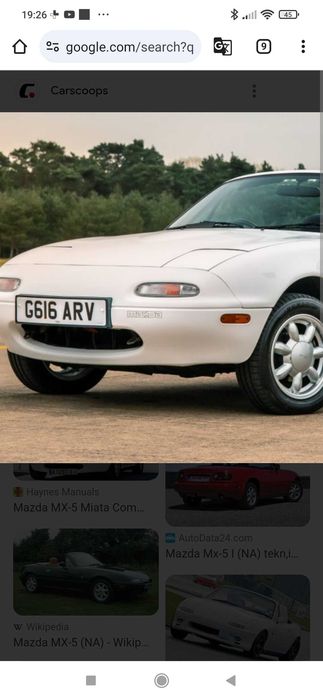 MX 5 autocolante do para-choques