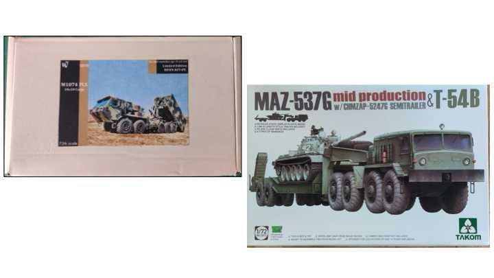Kits modelismo 1/72 Veículos Militares diversos