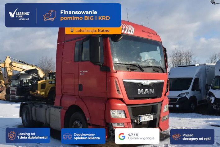 MAN TGX 18.440  KUTNO [14615] EURO 6, Low Deck, halogen, tempomat, FV23%VAT