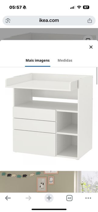 Muda fraldas /trocador /secretaria