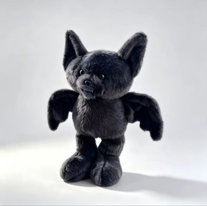 Летучая мышь Кажан медведь batbear стоячий в одежде 35 см Хэллоуин  possable bat  halloween