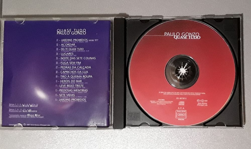 CD Quase Tudo de Paulo Gonzo