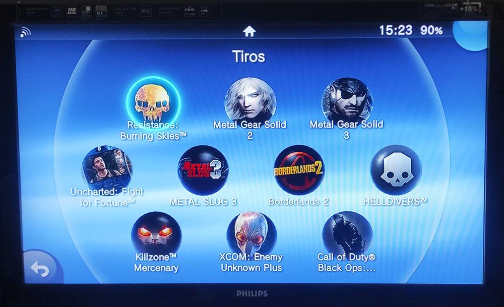 Playstation TV - Desbloqueada - Cartão 256GB - Comando PS3