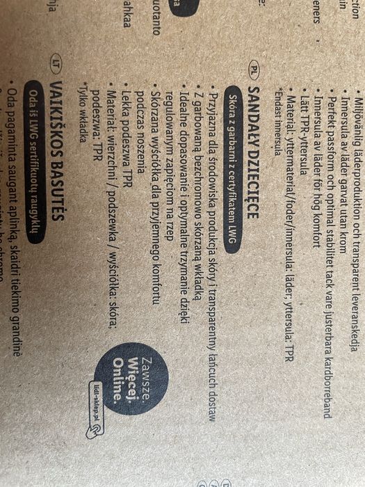 Sandały chłopięce