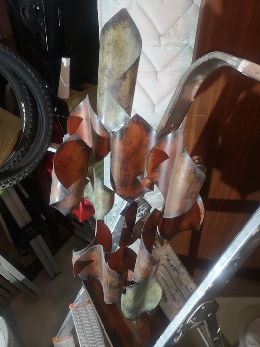 Peça decorativa côr bronze