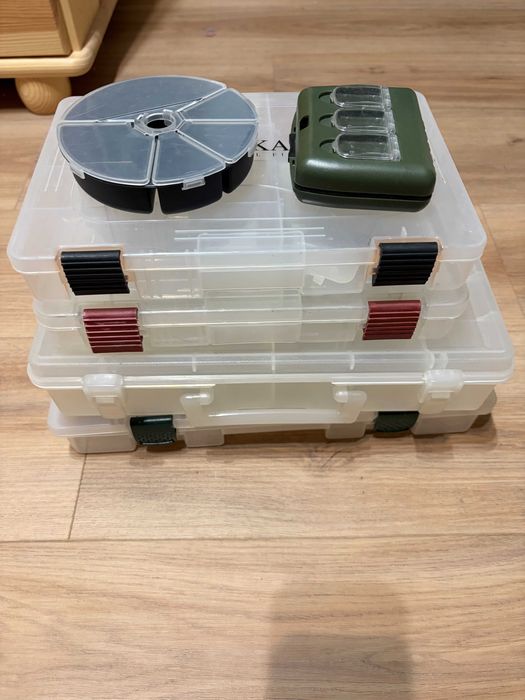 Zestaw pudełek wędkarskich Mikado