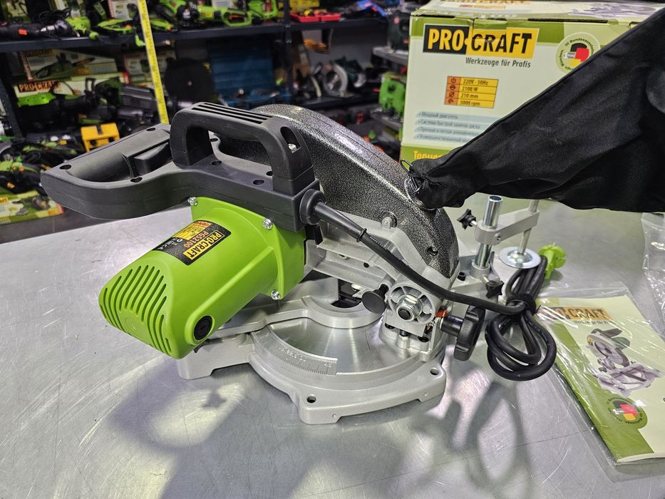 Пила торцовочная ProCraft PGS2100 Гарантия Новая 210 Диск