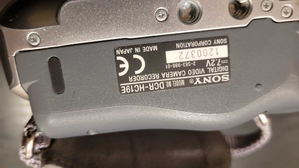 Kamera sony DCR   HC19E