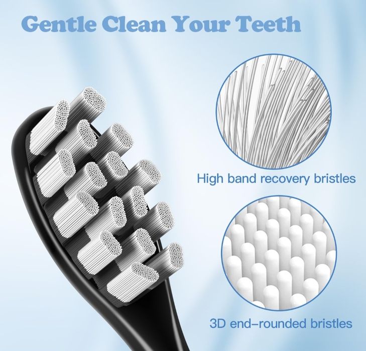 Copimy 6 sztuk głowic do szczoteczek Oclean Flow X Lite X Pro itp