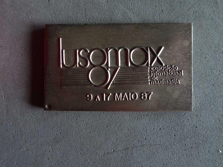 Medalha Lusomax 07 Exposição Internacional de Maximafilia