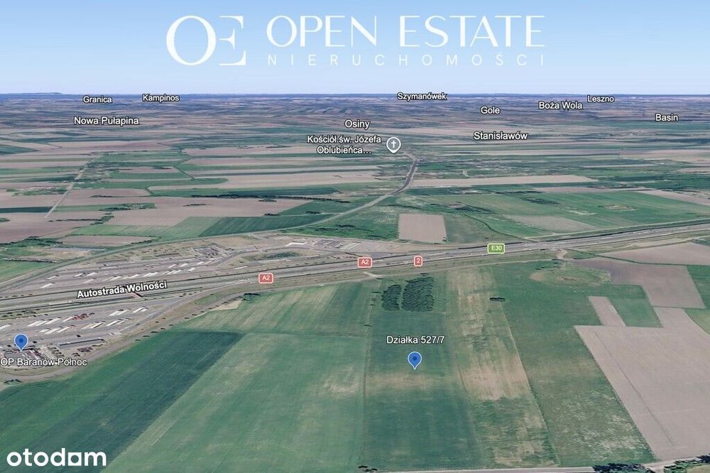 1,37ha w strefie CPK | Holendry Baranowskie