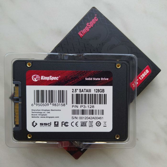 SSD KingSpec 128GB 2,5" новый