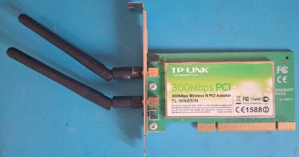Wi-Fi адаптер TP-Link TL-WN851N 300Mbps PCI