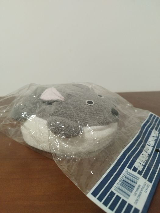 Esponja de banho com formato de ratinho