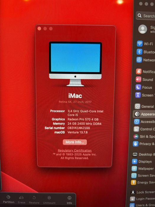 iMac 27" Retina 5k 2017