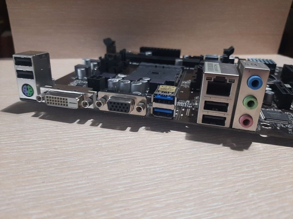 Материнська плата Asrock FM2A78-DG3+, FM2+, VGA/DVI, 2×ddr3