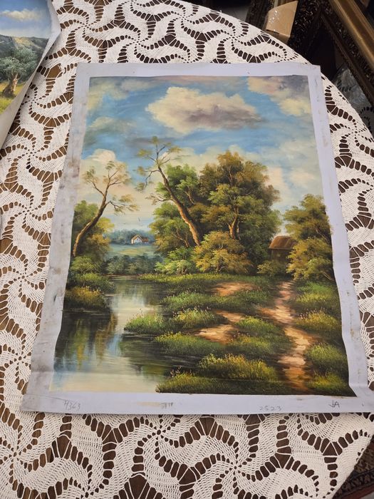 Paisagens rurais em tela
