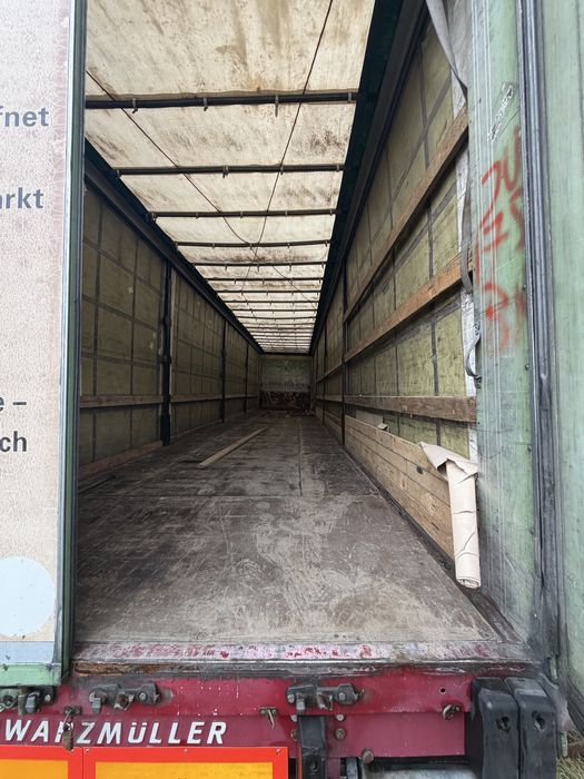 Продам schwarzmuller  верх напіпричепа ТЕНТ ПОЛ ВОРОТА