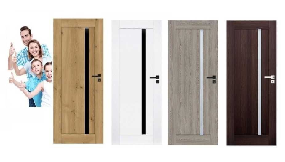 Ramowe Drzwi WinDoor SUZANO szyba mleczna SZYBKA DOSTAWA producent