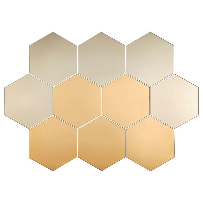 Espelhos HÖNEFOSS IKEA dourado selado