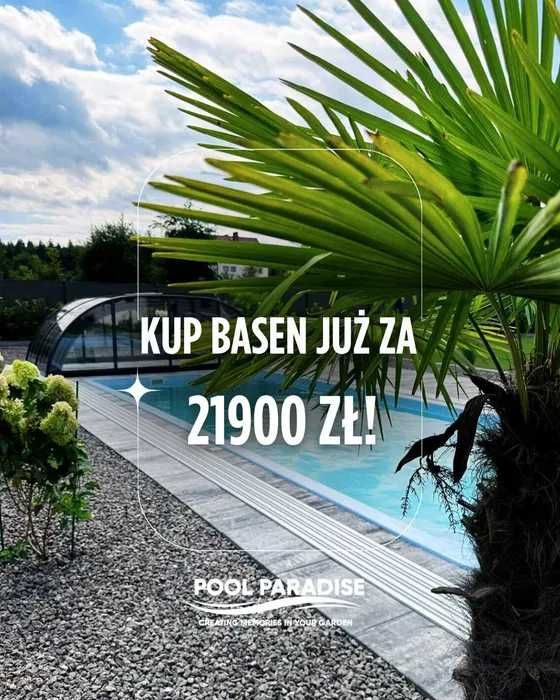 Basen poliestrowy 7 x 3 x 1,5 m ogrodowy! Mega promocja!