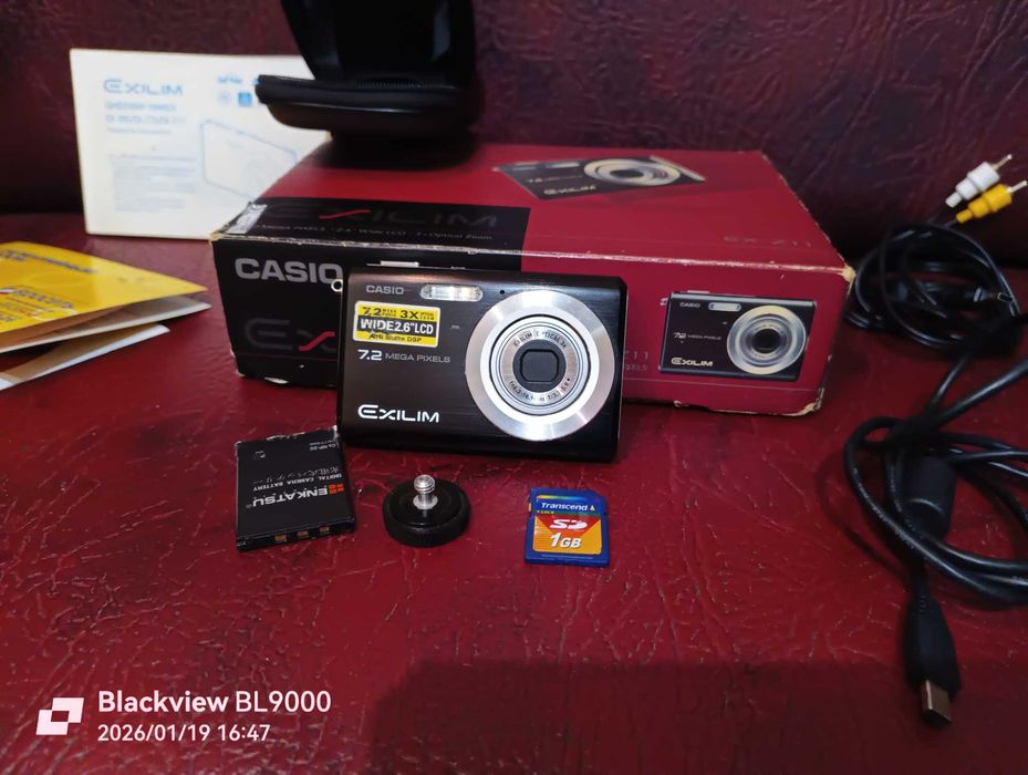 Фотоаппарат Casio Exilim EX Z11 BlackSlim Aluminum Винтажный Идеал