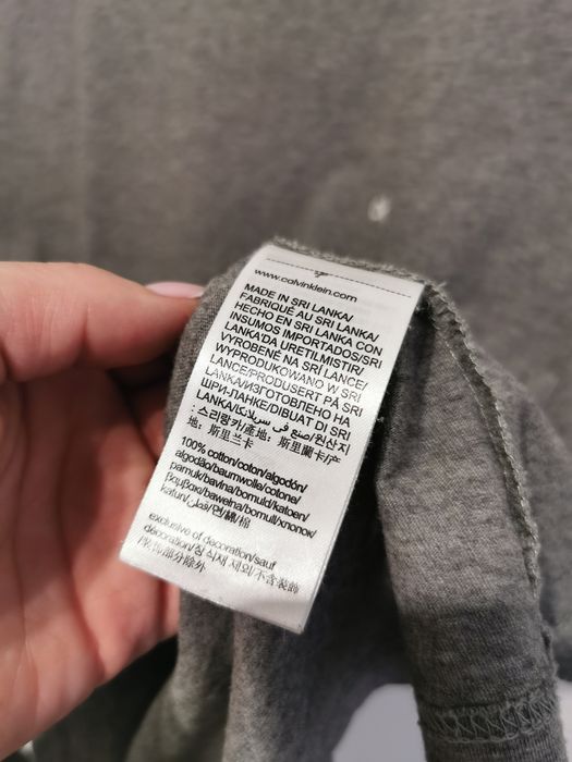 Calvin Klein t-shirt koszulka krótki rękaw sportowa logowana męska M