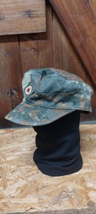 Czapka Z Daszkiem Wojskowa Bundeswehr Na Ryby Flecktarn